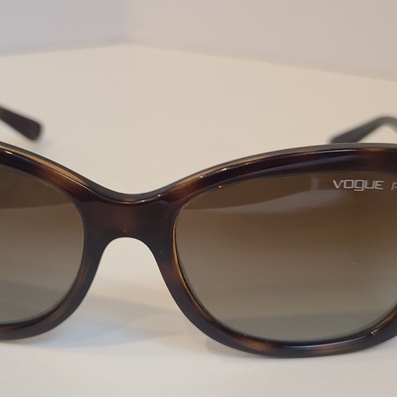 Vogue black frame with jewel accent sunglasses main image 7